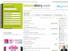 Tablet Screenshot of leisurediary.com